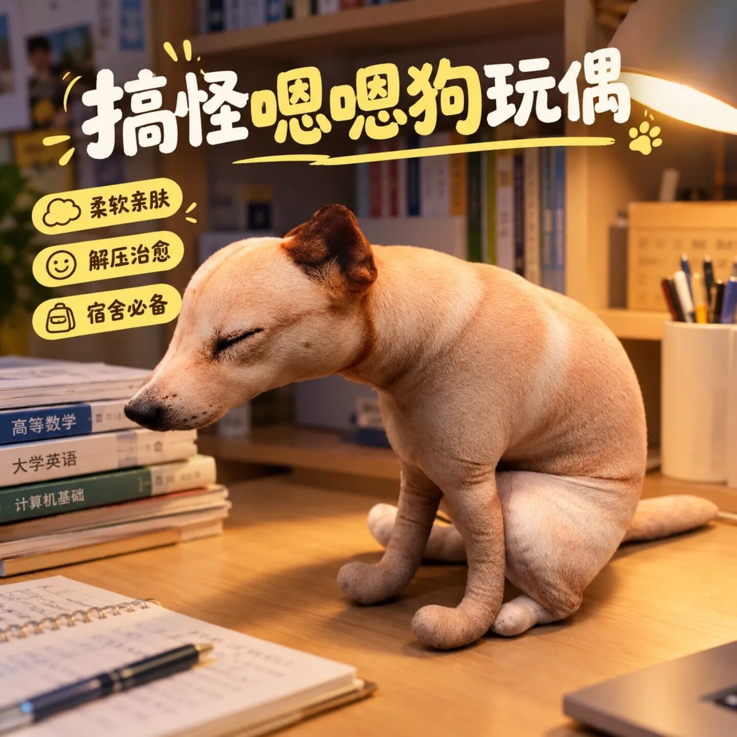 抽象嗯嗯狗玩偶拉屎狗狗解压玩偶