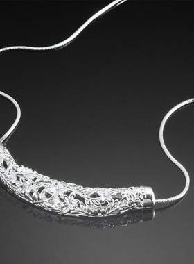 复古925银民族风镂空礼物吊坠