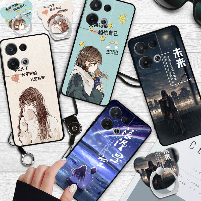 OPPOPFZM10手机壳时尚潮牌文艺男女Reno8Rro+硅胶防摔软套PFZT10