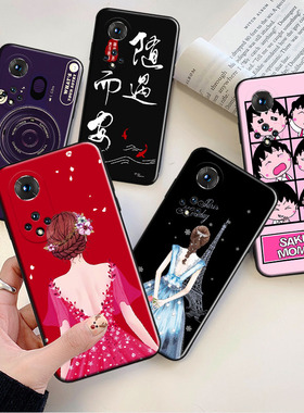 华为智选Hinova9Pro 5G手机壳文艺淑女Hebe-BD00浮雕软防摔保护套