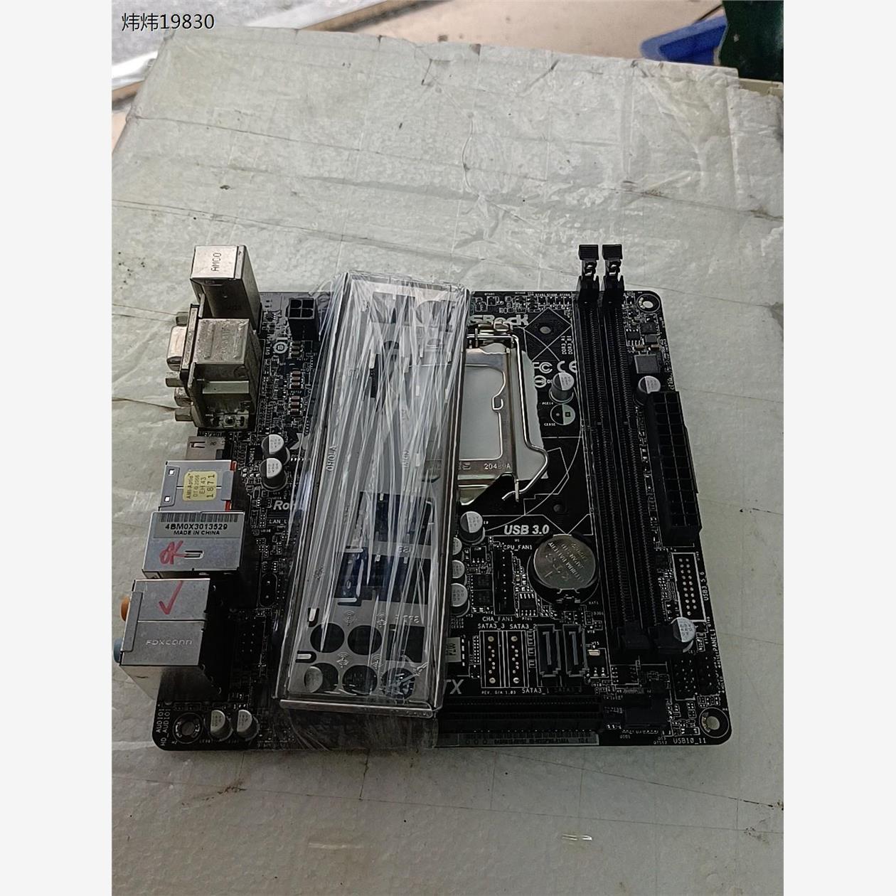 华擎H81M itx mini小板 测试正常！很好！（议价） 标准件/零部件/工业耗材 其他五金件 原图主图