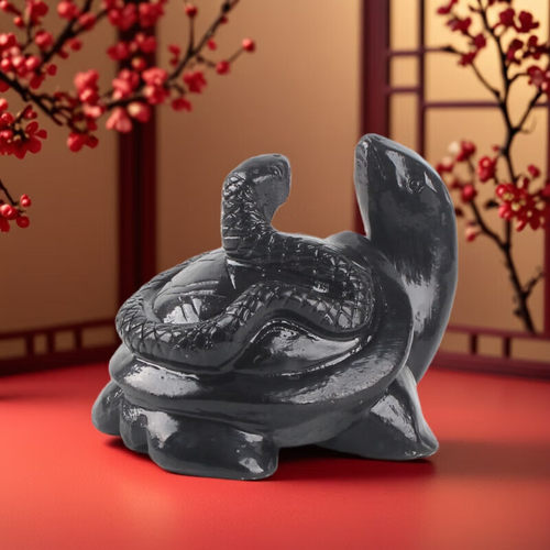 墨玉石四方位玄武摆件