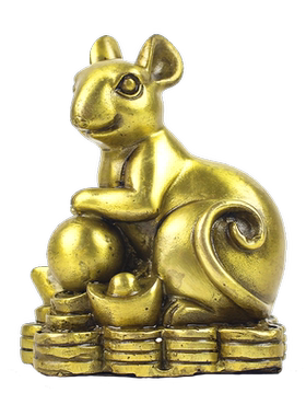 铜鼠饰品金鼠摆件吉祥物