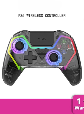 PS5无线蓝牙手柄带RGB灯宏编程安卓ios/pc/steam/mac p5游戏手柄