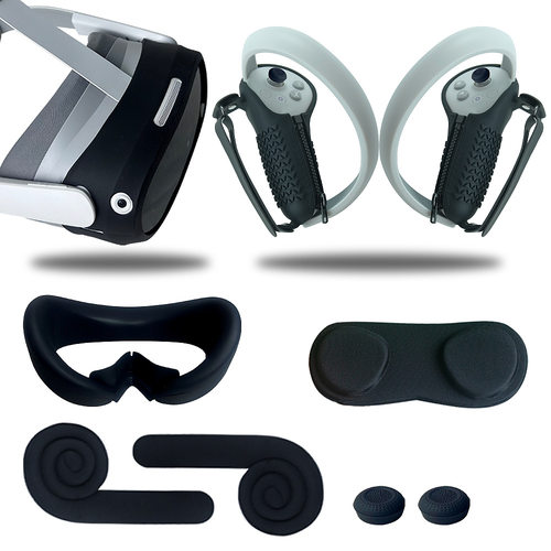 新款pico4手柄防脱手柄套绑带控制器保护套PICO4硅胶面罩保护套装