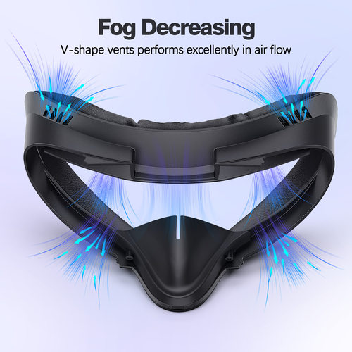兼容Meta/OculusQuest2眼镜面罩替换支架适用近视pu皮质数码