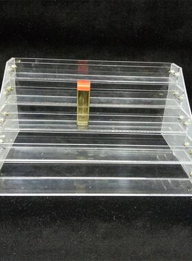 店长推荐阶梯式多层口红架多用途化妆品展架可拆分指甲油展示道具