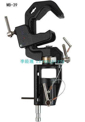 影视摄影吊臂挂具mb39重型挂勾灯夹具摄影棚重型挂夹大型转动吊夹