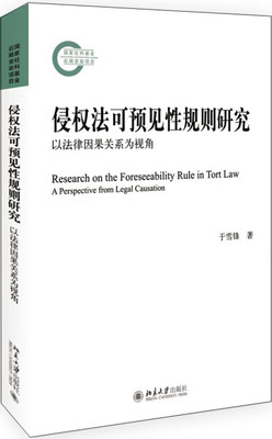 正版现货直发 侵权法可预见性规则研究——以法律因果关系为视角9787301284445 北京大学出版社