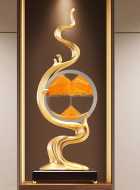 树脂装饰简约玄关流沙画摆件祝福