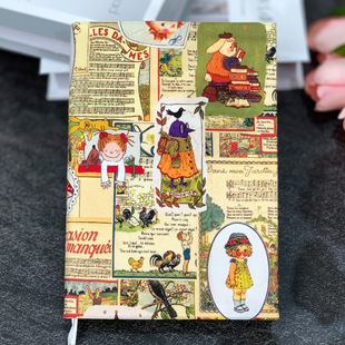 32K开书衣16K布书套A5a6手帐本封皮余白hobo五年笔记本记事本布套