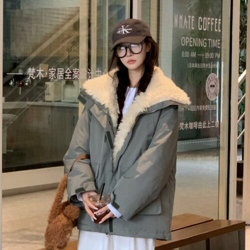 2025冬季新款MHV ARCHIVE中长款女士派克服冲锋衣女士爆款棉服外
