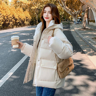 棉衣面包棉服厚羽绒短款外套2026新款秋冬季oversize年潮女棉袄服