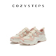 STEPS可至女士26春季 新款 牛皮拼接网布老爹鞋 COZY 休闲运动鞋 女