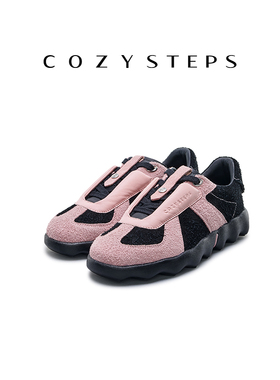 COZY STEPS可至春新潮流复古法棍德训舒适软底透气时尚百搭休闲鞋