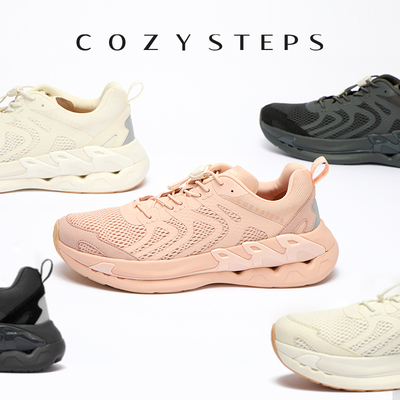 COZY STEPS春夏新男女款休闲鞋RICH联名透气网面复古百搭运动跑鞋