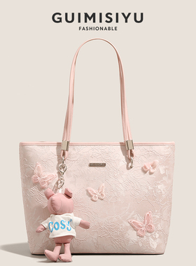 GUIMISIYU原创小众托特包2026新款大容量通勤腋下包单肩手提大包