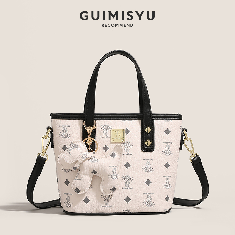 闺蜜私语手提水桶包托特包