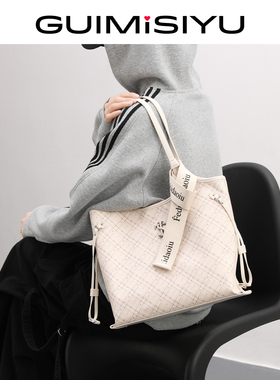 STK2026新款高级感大学生上课上班通勤腋下包单肩休闲手提托特包