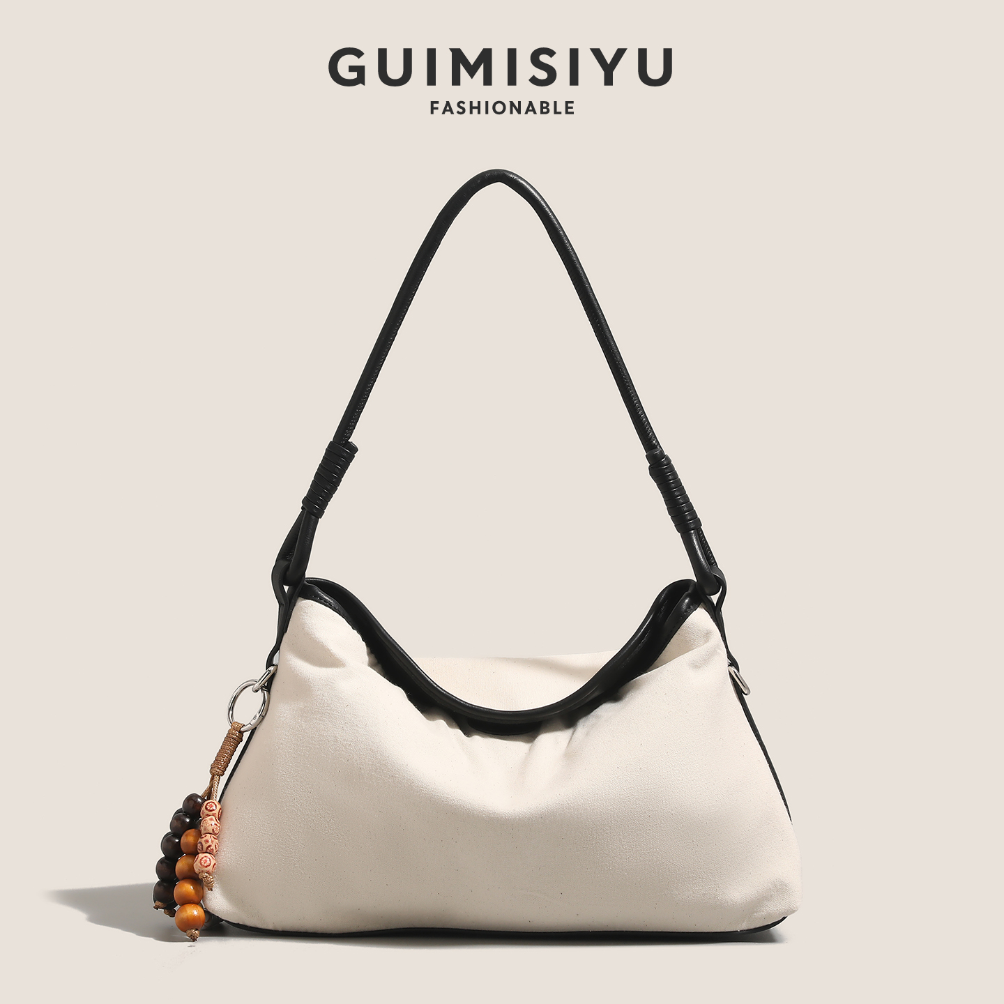 GUIMISIYU原创腋下包包女2025新款通勤大容量简约百搭托特单肩包