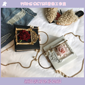 暗黑系少女巴洛克风格 复古包女洛丽塔lolita手提包小众单肩斜挎包