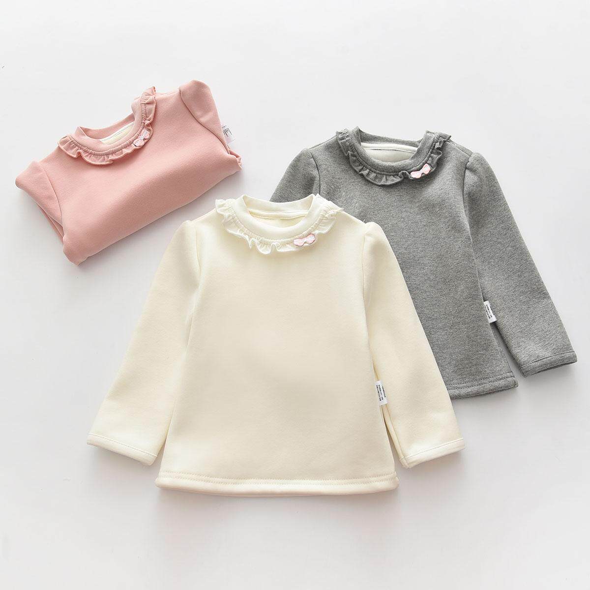 新款宝宝秋冬装加绒儿童T恤休闲