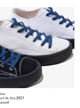 Maulica 低帮帆布鞋三色 P1.4L 破坏毛边