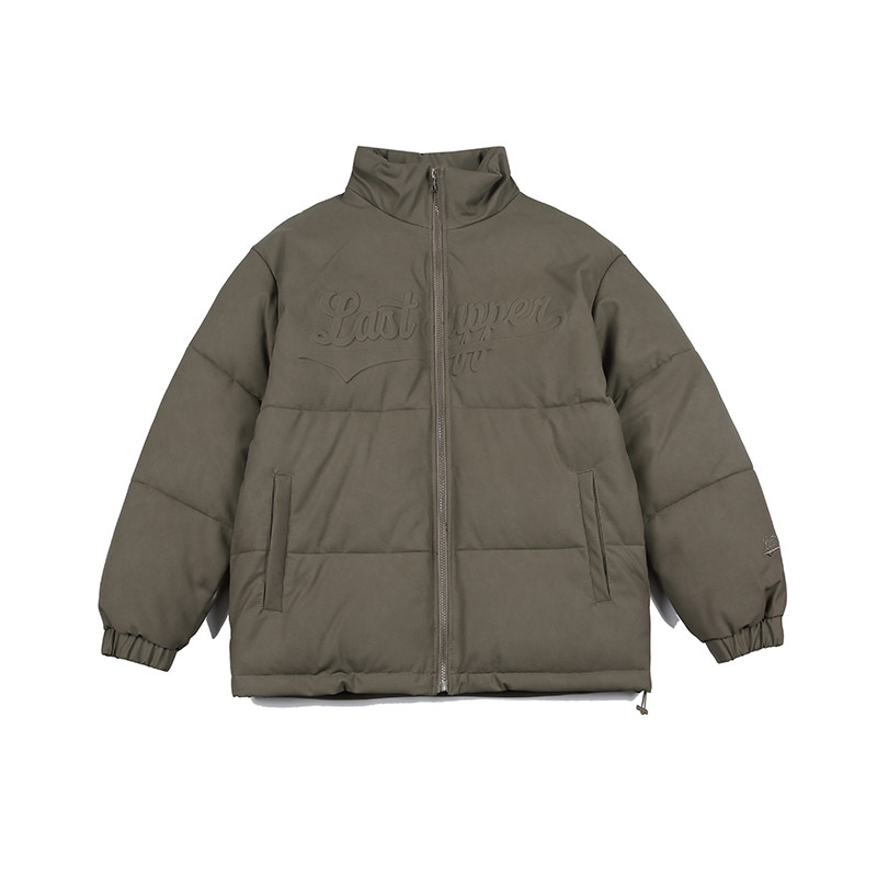 2026冬季新款男装日系字母印花立领加厚皮衣棉服外套MY350-F205,男装皮衣,电商A101（原外27）