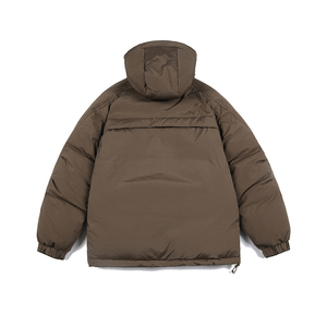 2026冬季新款男日系潮牌纯色宽松休闲连帽棉服加厚外套MY326-F195图片