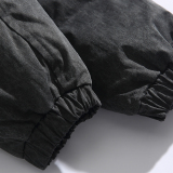2026冬季新款男装日系复古宽松黑色连帽棉衣加厚外套MY358-F205，男装棉衣，电商A101（原外27）