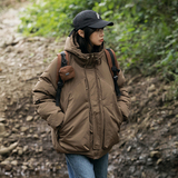 2026冬季新款男日系潮牌纯色宽松休闲连帽棉服加厚外套MY326-F195，男装棉衣，电商A101（原外27）