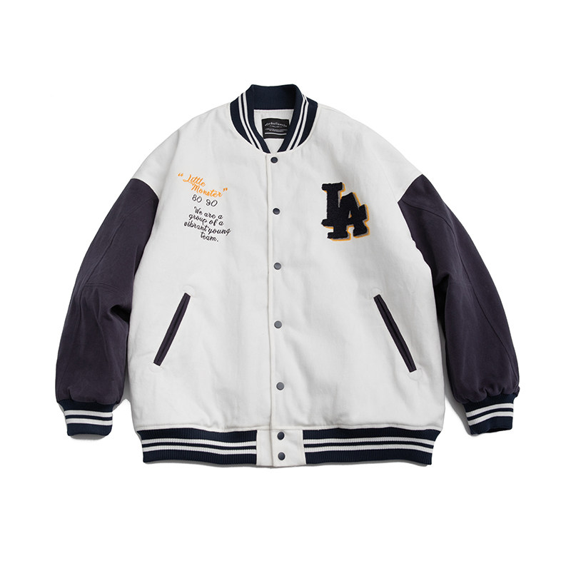 2026冬季新款男装日系潮牌字母棒球服加厚外套棉服JHJK236-F180,男装棉衣,电商A101（原外27）