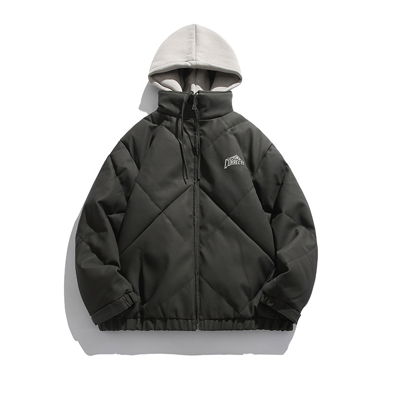 2026冬季新款男装日系潮牌宽松假两件连帽皮衣加厚外套MY292-F235,男装皮衣,电商A101（原外27）