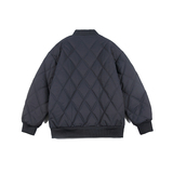 2026冬季新款男装日系潮流菱形格棒球领棉服加厚外套MY336-F175，男装棉衣，电商A101（原外27）