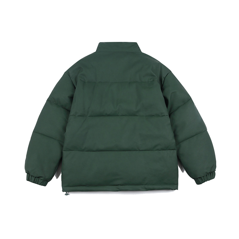 2026冬季新款男装日系字母印花立领加厚皮衣棉服外套MY350-F205,男装皮衣,电商A101（原外27）