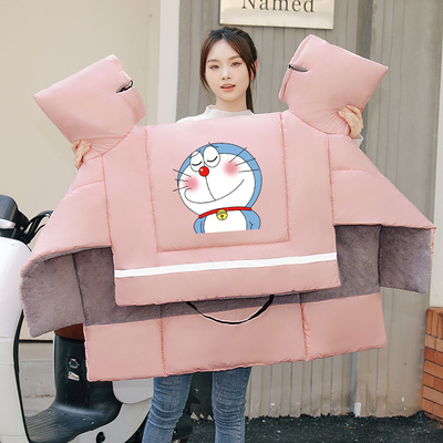 高端电动车挡风被防寒加绒加厚全包围防水秋冬季保暖加大2024新款