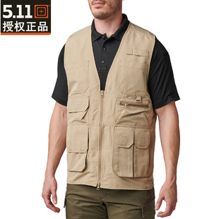美国5.11新品 Tac背心511钓鱼 轻战术马甲80034户外多口袋摄影Fast