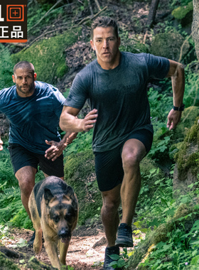 5.11三重混纺战术T恤41230ABL户外运动锻炼短袖圆领舒适 23年新品