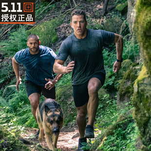 5.11三重混纺战术T恤41230ABL户外运动锻炼短袖圆领舒适 23年新品