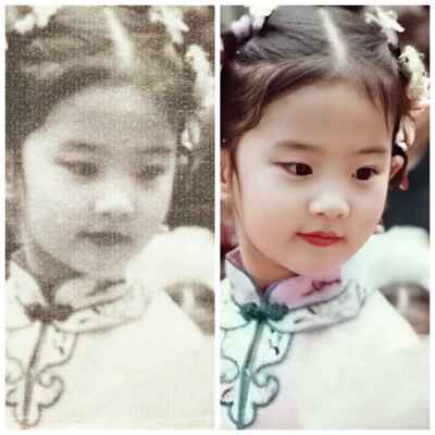 证件照人像清晰化修复恢复 肖像写真黑白照片着色无损放大 高清