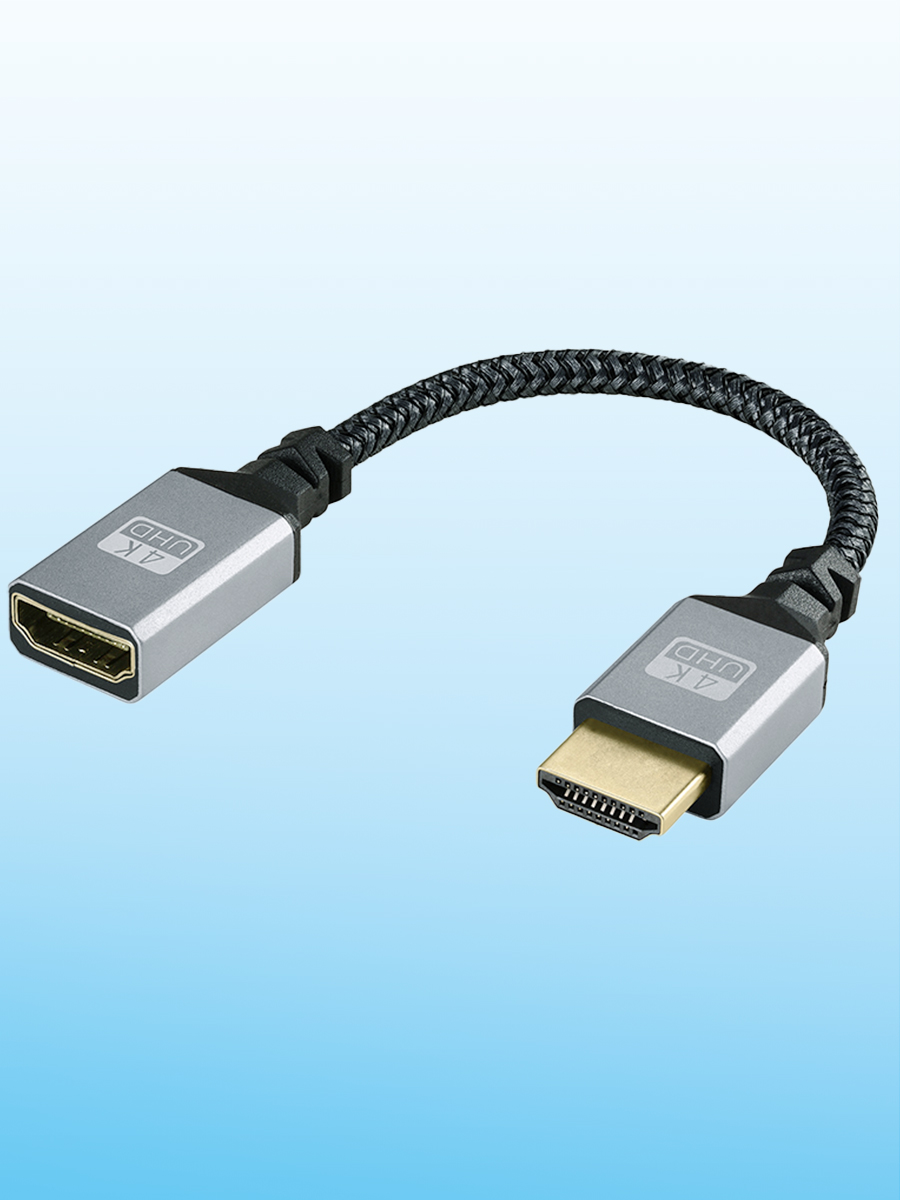 HDMI公对母弯头延长线