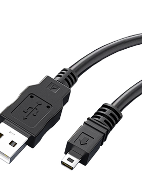 适用富士CCD相机USB数据线F775 J20 HS10 F505 F800 S1000fd S1500fd S2000fd S2600 S5800 X20 电脑连接线