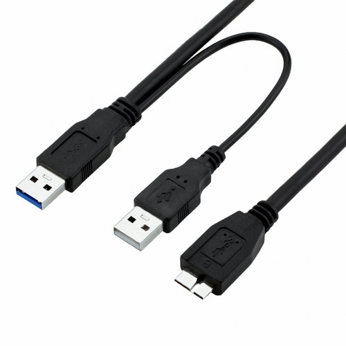 移动硬盘micro3.0数据线双头