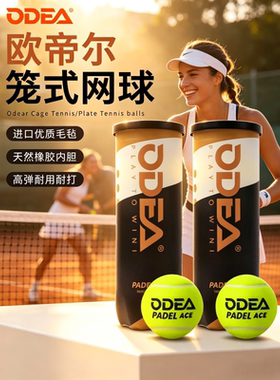 ODEA欧帝尔笼式板式网球PADEL BALL高弹性耐打耐磨训练球比赛球