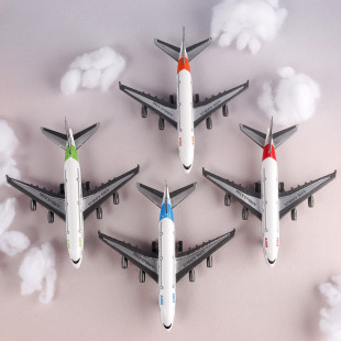 大飞机航天航空客机玩具飞机装饰摆件航空飞机模型摆件飞行员男孩