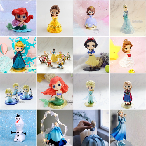 童话公主冰雪少女软萌小动物
