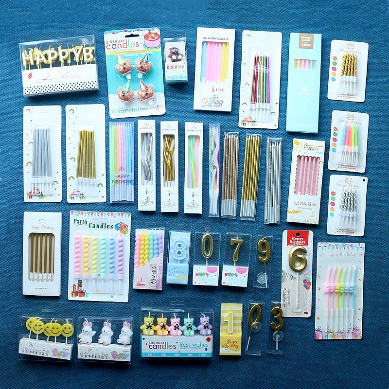 螺纹金属质感生日蜡烛