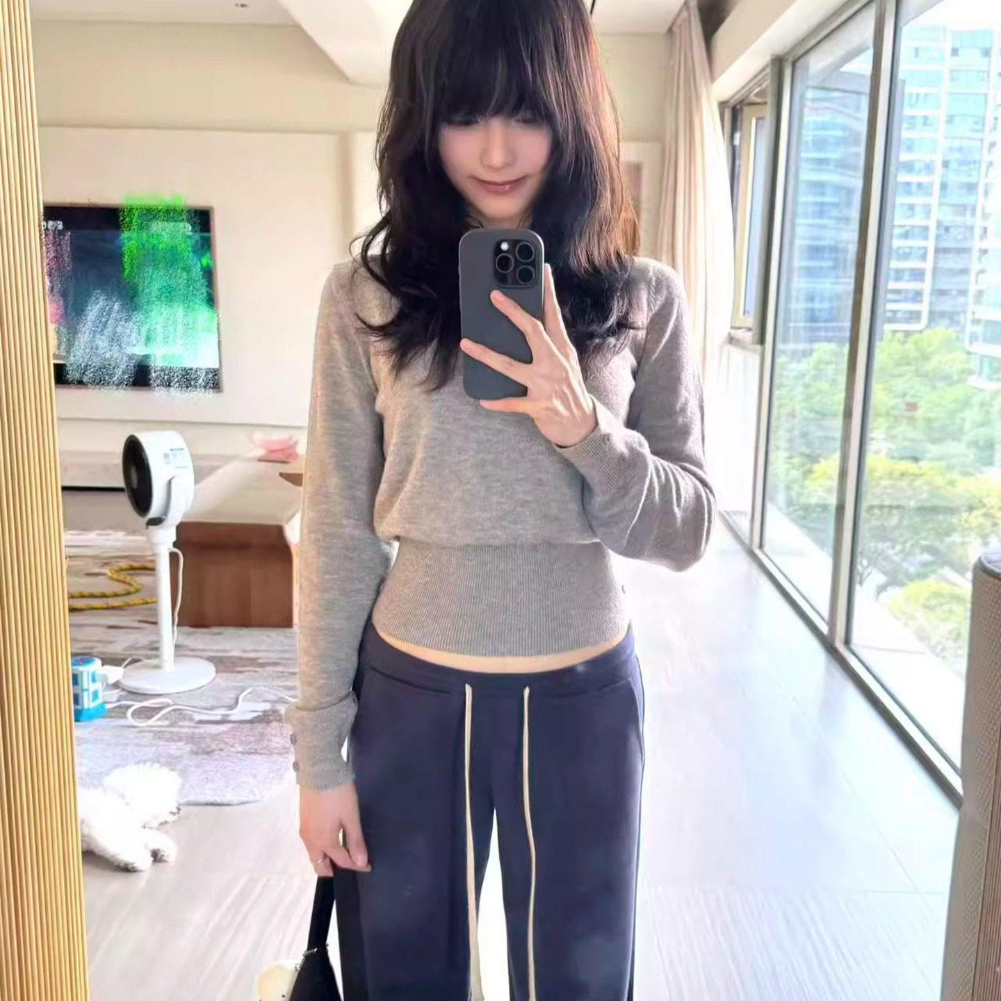 春秋冬高级感灰色长袖打底针织衫上衣修身紧身辣妹收腰内搭毛衣女,女装/女士精品,毛针织衫,淘宝优惠券,粉丝福利购,淘宝优惠卷