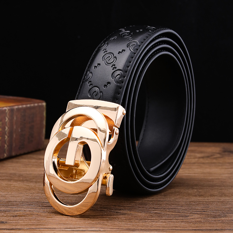 男士自动扣皮带时尚百搭