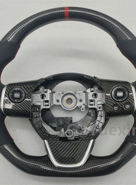 适用于丰田Zelas杰路驰 塞纳NSP170G奥雅斯SIENTA真碳纤方向盘